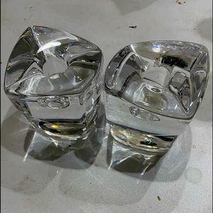 Offerfors Vintage Crystal Candle holders
